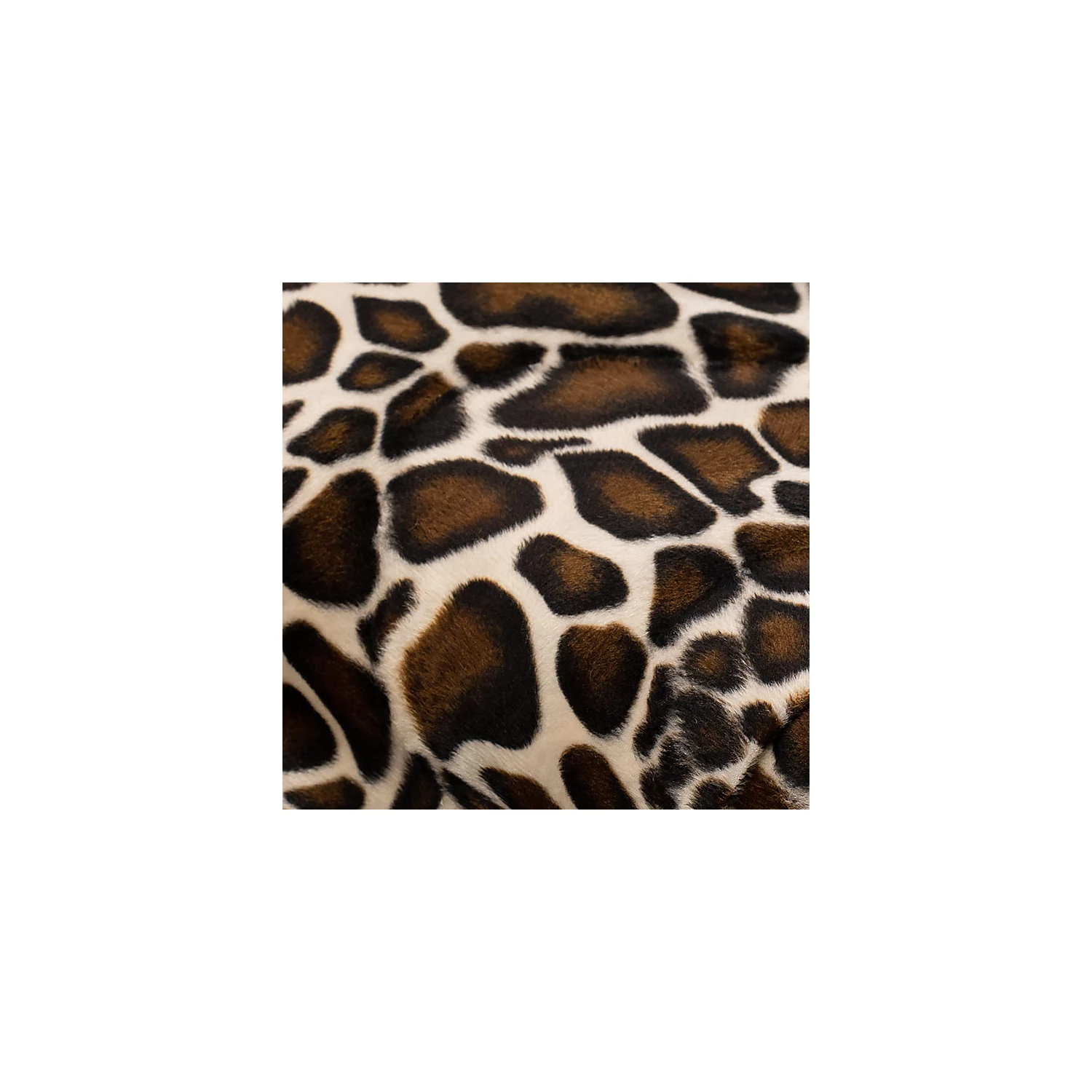 Tissu imitation fourrure « girafe »