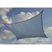 Jiaiun 25757 Outdoor Heavyweight Square Sun Shade 12 x 12 Sea Blue