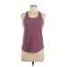 Nike Active Tank Top: Purple Activewear - Women's Size X-Small