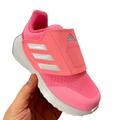Adidas Shoes | Adidas Toddler Girls Slip On Sneakers Size 9.5 Pink White Lightweight Comfy Shoe | Color: Pink/White | Size: 9.5g