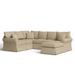 Multi Color Sectional - Birch Lane™ Bircham 3 - Piece Upholstered Sectional, Synthetic | 31 H x 117 W x 94 D in | Wayfair