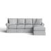 Gray Sectional - Birch Lane™ Bircham 2 - Piece Upholstered Sectional Polyester/Upholstery | 31 H x 119 W x 94 D in | Wayfair