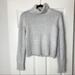 Brandy Melville Sweaters | Brandy Melville Gray Turtleneck Wool Blend Sweater | Color: Gray | Size: One Size