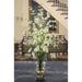 Primrue Dancing Lady Orchids Flower Arrangement in Vase Polyester/Faux Silk/Plastic/Fabric in Green | 31 H x 31 W x 17 D in | Wayfair