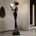 Orren Ellis Jacqulynn 80" LED Novelty Floor Lamp, Resin in Black/White | 80 H x 35 W x 28 D in | Wayfair EF519926B76746AB9ABC24CD49F2E1FD