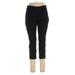 Croft & Barrow Casual Pants - High Rise Skinny Leg Cropped: Black Bottoms - Women's Size 10 Petite