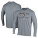 Men's Under Armour Gray Army Black Knights Athletics Performance Long Sleeve T-Shirt