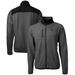 Men's Cutter & Buck Gray Colorado Rockies Cascade Eco Sherpa Full-Zip Fleece Jacket