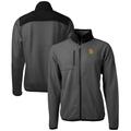 Men's Cutter & Buck Gray San Diego Padres Cascade Eco Sherpa Full-Zip Fleece Jacket