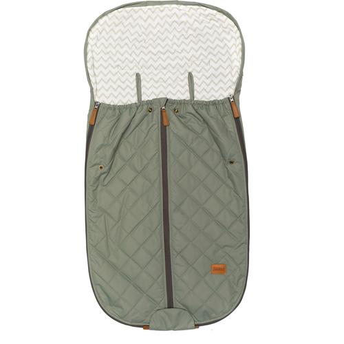 Fußsack FILLIKID ""Sommerfußsack Light Big, salbei"" grün (salbei/weiß) Baby Fußsäcke