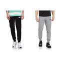 PUMA Herren Pants ESS Logo Pants Tr Cl, Black, L & Herren Logo bukser Tr Cl Jogginghose, Medium Gray Heather, L EU