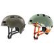 uvex City 4 - Leichter City-Helm für Damen und Herren & Kid 3 cc - robuster Fahrradhelm für Kinder- individuelle Größenanpassung - optimierte Belüftung - Moss Green - Sand matt - 51-55 cm