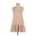 Hollister Casual Dress - Mini: Ivory Polka Dots Dresses - Women's Size X-Small