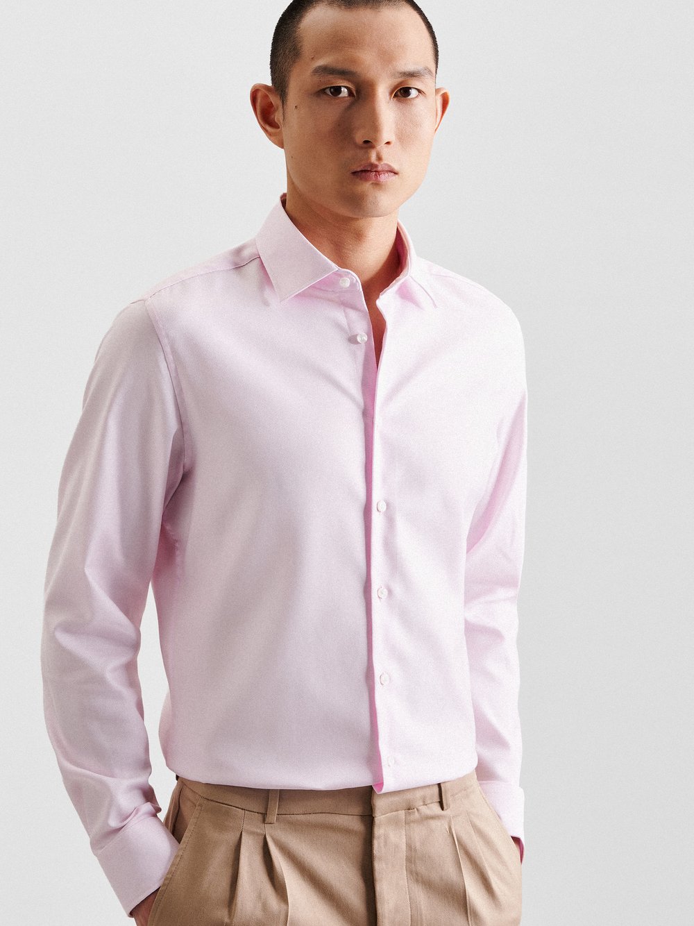 Seidensticker Business Hemd Herren Slim Fit Baumwolle rosa, 39 Image
