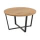 Table basse ronde style industriel