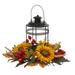 Sunflower Berry Artificial Arrangement Candelabrum - 18