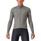 Castelli Men's Fondo 2 Jersey FZ Sweatshirt, Nickel Gray/Blue Reflex, 3XL