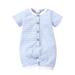 adviicd Baby Clothes Boy Baby Bodysuit Unisex Baby Unisex Baby Cotton Long-Sleeve Bodysuits Blue 3-6 Months