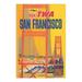 HISTORIX Vintage 1957 San Francisco Travel Poster Print - 24x36 Inch Vintage Airline Poster Fly TWA Stylized Golden Gate Bridge California Wall Art