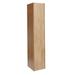 Hallowell All-Wood Club Locker End Panel 18 D x 72 H Natural Red Oak with Clear Finish