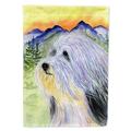 Caroline s Treasures SS8244-FLAG-PARENT Bearded Collie Flag multicolor