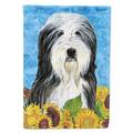 Carolines Treasures SS4130-FLAG-PARENT Bearded Collie Flag multicolor