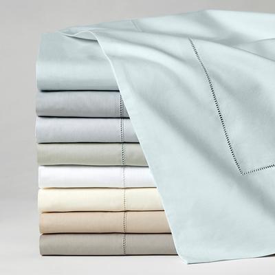 SFERRA Celeste Percale Sheets - Ivory, Fitted Sheet in Ivory, Twin Fitted Sheet - Frontgate