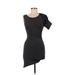 VOOM by Joy Han Casual Dress - Mini: Black Stripes Dresses - Women's Size X-Small