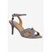 Wide Width Women's Sarlon Sandals by J. Renee in Pewter (Size 10 W)