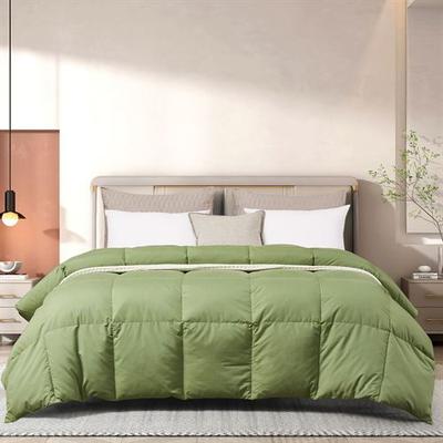 Beautyrest Feather Down Comforter, King, Sage