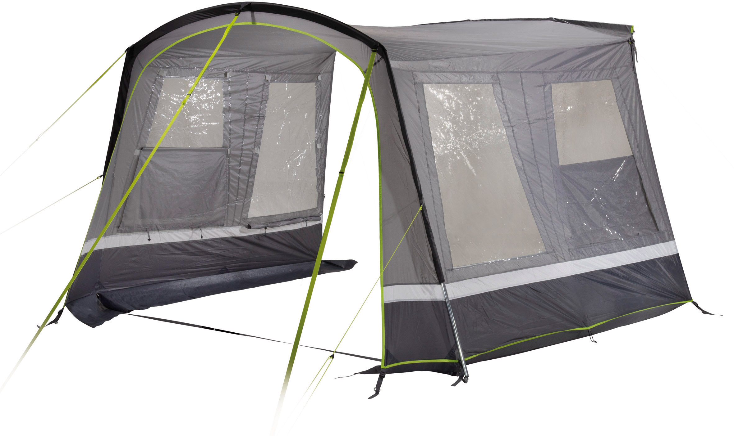 Buszelt HIGH PEAK "Trento 2.0", grün (hellgrau, dunkelgrau, lime), Zelte, B/H/L: 300 x 195 x 300, B:300 H:195 L:300 Image