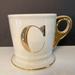 Anthropologie Dining | Anthropologie Gold Monogram C Mug | Color: Gold/White | Size: Os