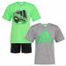 Adidas Matching Sets | Adidas Kids Boys 3 Piece Active Wear Set, Green/Gray ( 7 ) | Color: Gray/Green | Size: 7b