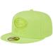 Men's New Era Neon Green Bay Packers Color Pack Brights 59FIFTY Fitted Hat