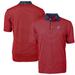 Men's Cutter & Buck Red Miami Marlins Americana Logo Big Tall Virtue Eco Pique Recycled Polo