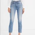 Madewell Jeans | Madewell The Perfect Vintage Jean Fair Trade Certified Mom Jean- Size 26 | Color: Blue | Size: 26