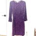 Burberry Dresses | Like New Burberry Long Sleeve Dree | Color: Purple | Size: 8