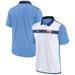 Men's Nike White/Light Blue Minnesota Twins Rewind Stripe Polo