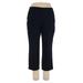 Croft & Barrow Casual Pants - Mid/Reg Rise: Blue Bottoms - Women's Size 14 Petite