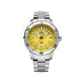 Bia Rosie Dive Watches Yellow Dial Ss Link Bracelet Steel One Size B2013