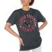 Women's Gameday Couture Charcoal Boston College Eagles Victory Lap Leopard Standard Fit T-Shirt