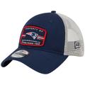 Men's New Era Navy England Patriots Property Trucker 9TWENTY Adjustable Hat