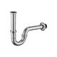 Siphon de Lavabo en Acier Inox Chromé Siphon Tube pour Lavabo Anti-odeur - G1-1-4' Siphon Courbé