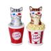 Cool Cats in 3D Glasses Movie Theater Popcorn Ceramic Salt and Pepper Shakers - Multi
