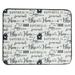 Farmhouse Happiness is Homemade Black and White Countertop Kitchen Drying Mat - Black,White
