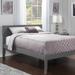 Queen Size Engineered Wood Platform Bed Mocha Brown