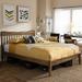 King Size Platform Bed Walnut