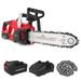 PowerSmart 20-Volt Cordless Chainsaw 12-inch 2.0 Ah Lithium-Ion Battery PS76122A