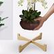 Potted Plant Shelf Plant Stand Garden Plant Pot Riser Stand Minimalist Pot Holder Stand for Home Garden Dining Room Decorative 14cmx3.5cm