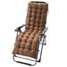 61 inch Sun Lounger Chair Cushions Outdoor Recliner Quilted Thick Padded Seat Cushion Reclining Chair Rocking with Ties
